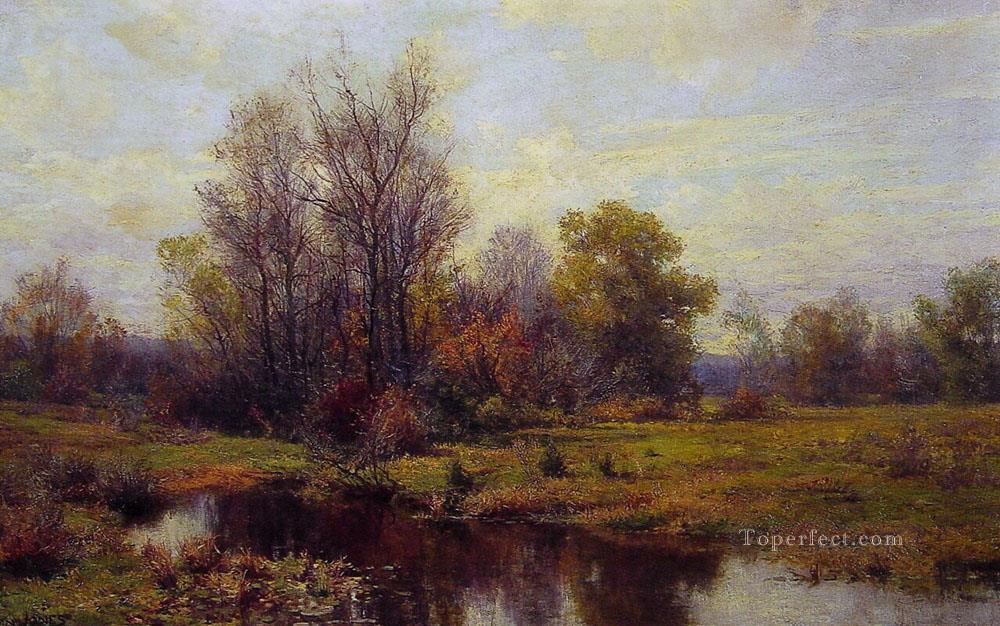 Woodland Scene scenery Hugh Bolton Jones Landscapes river Oil Paintings